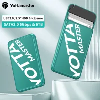 Yottamster Nvme กล่อง SATA เคส SSD เป็น6Gbps 6TB NVME PCIE NGFF SATA สำหรับแล็ปท็อปแมคบุ๊ค HDMI และเคส SSD ความเร็วสูง