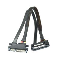 SATA 22 Pin Male To Female Sata Extension Cable SATA 3 III 6Gb/s 22 Pin Male to Female 7 15 Pin SATA Data HDD Power