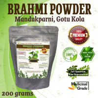 BRAHMI POWDER (Mandukaparni, Gotu Kola) Centella asiatica  PREMIUM QUALITY 200 grams