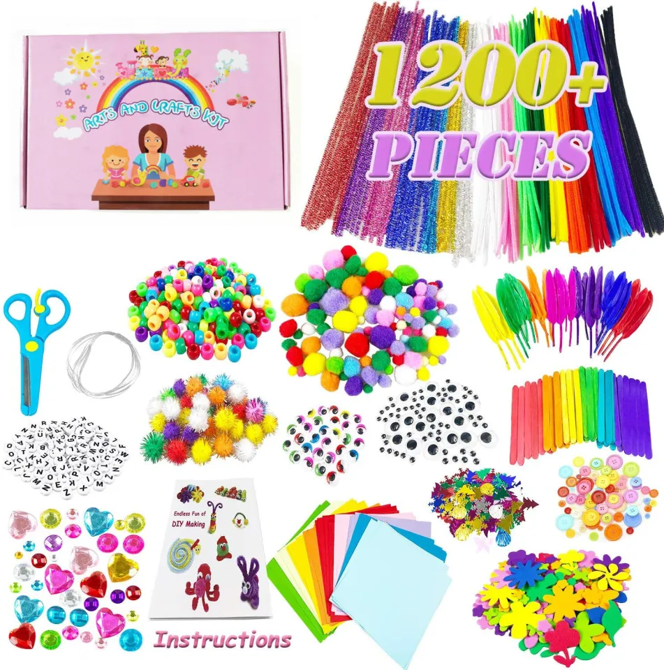 Arts and Crafts Supplies for Kids Craft Art Supply Kit for