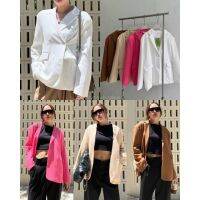 Korea blazer ?✨? (490฿ฟรีส่ง) เสื้อสูทสายเกาหลีมินิมอลต้องจัดเลยค่าา เบลเซอร์สูทเนื้อผ้านิ่ม มีซับในทั้งตัว งานดี ทรงสวย