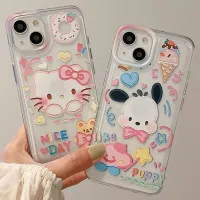 -Candyy.case- เคสโทรศัพท์สกรีนลายคิตตี้ แบบนิ่ม น่ารัก กันกระแทก สำหรับรุ่น14 13 13PROMAX 12 ProMax 11 XR XSMax 11ProMax #5045