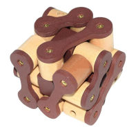 IQ in Teaser Kong Ming Lock Lu Ban Lock 3D Wooden Interlocking Burr Puzzles Game Toy For s Kids 3D Chain Lock Puzzle Toy