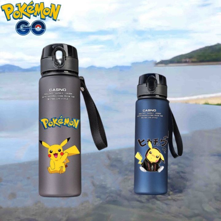 560ML Pokemon Anime Water Bottle Pikachu kawaii kids Portable