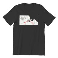 Men Devilman Cryamon Anime T-Shirts Funny Tops Ryo And Akira Pure Cotton Tees Harajuku Tshirt