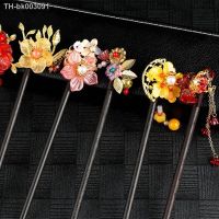 ♤◕♈ New Handmade Flower Hairpins Hair Sticks Vintage Wood Chinese Hair Stick Pins For Women Hair Ornaments Head Jewelry для волос