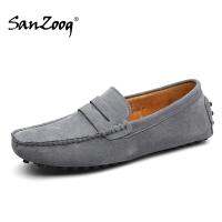 HOT★Plus ขนาดใหญ่50 51 52 53ฤดูร้อนผู้ชายหนังนิ่มหนังลำลอง Sepatu Slip On Mocasines Hombre Lofer Man Loafer