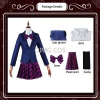 Komi Cant Communicate Komi Shoko Osana Najimi Cosplay Costume Outfits Shirt Tie Short Wig Neck Women Anime Uniform Halloween