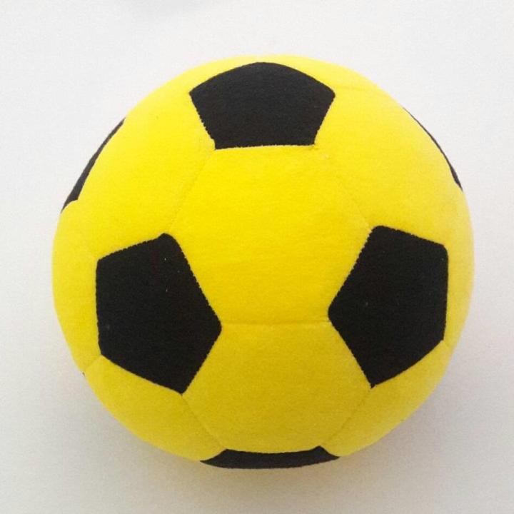 g2g-ลูกฟุตบอล-เด็ก-ผ้าทริคอต-ยัดด้วยโฟมอัดแข็ง-น้ำหนักเบา-เส้นผ่านศูนย์กลาง-20-ซม-สำหรับเด็กฝึกเตะเล่น-สีเหลือง-ดำ-จำนวน-1-ลูก
