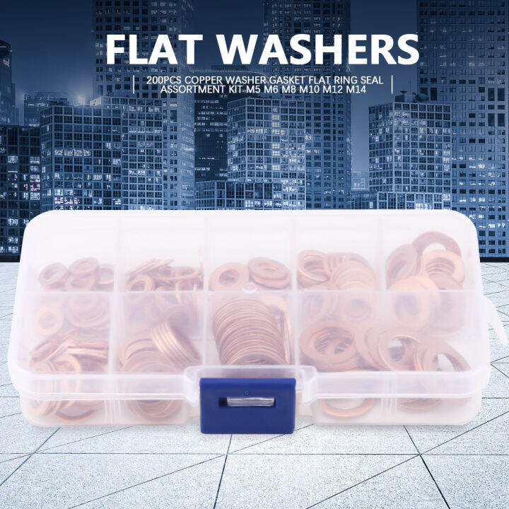 Compact Good Electrical Conductivity Copper Flat Washers Hydraulic