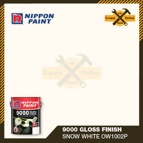 Nippon Paint 1L 9000 Gloss Finish For Wood And Metal Off White Colour