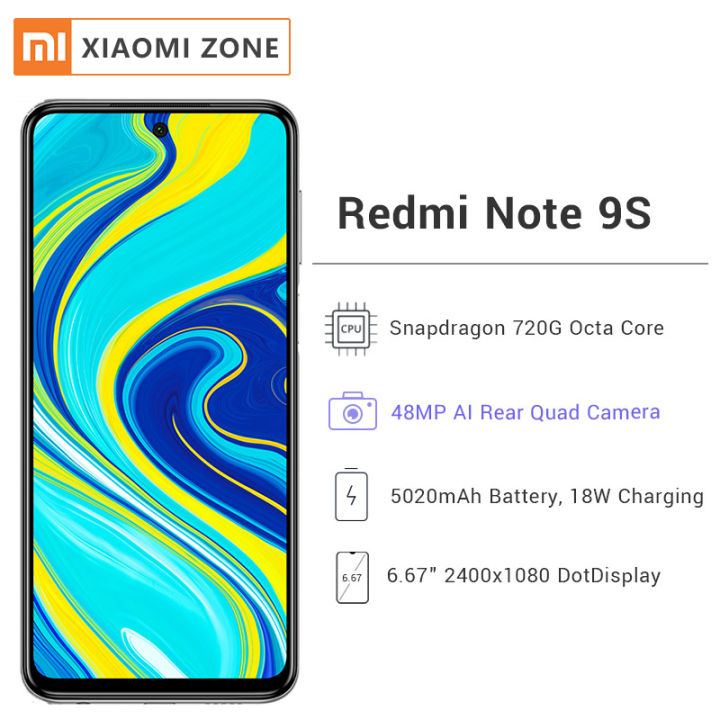 Global Version] Xiaomi Redmi Note 9S 4GB+64GB/6GB+128GB Snapdragon