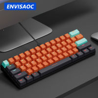 MKA610 RGB USB Mini Mechanical Keyboard Red Switch 61 Key Wired Computer Notebook Portable Keyboard