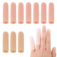 Finger Protector เจลหลอดซิลิโคนแยกนิ้วเท้าสวมใส่ป้องกันนิ้วมือข้าวโพดบรรเทาอาการปวดแขนฝาครอบเครื่องมือดูแลเท้า