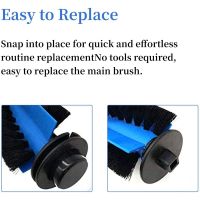 24 Pack Replacement Parts Rolling Brush for Eufy RoboVac 11S 15C 30 30C 12 35C Robotic Vacuum Cleaner