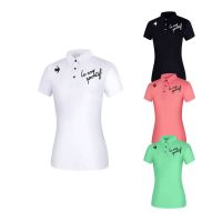 Le Coq♝☸❦ Le Coq Golf clothing ladies short-sleeved t-shirt GOLF quick-drying breathable casual fashion outdoor jersey