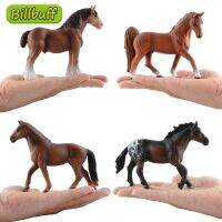 ฟิกเกอร์ของเล่นรูปสัตว์ฟิกเกอร์โมเดลม้า Appaloosa Clydesdale Hannover หุ่นแอคชั่นฟิกเกอร์สำหรับสะสมในฟาร์มม้าแบบอาหรับการตกแต่งบ้านหุ่นแอ็คชั่น