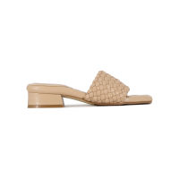 SHU PALETTE SOFT SQUARE WOVERY SANDALS 1" VERY NUDE รองเท้าแตะ