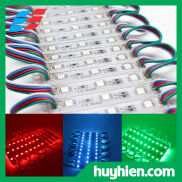 Led hắt 3 bóng 7 màu RGB 5050 kích thước 7512  vỉ 20 thanh