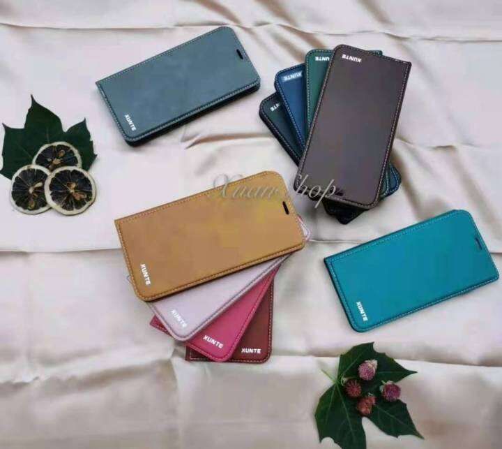 เคส-ฝาพับ-ทูโทน-กระเป๋า-xunte-3-samsung-รุ่น-j2prime-j2pr0-j4plus-j7-j710-j730-j7prime-j7plus-j8-a9-a9pro-s7edge-s8-s8plus-s9-s9plus