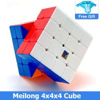 ♀ Moyu Meilong 4X4 MFJS Magic Speed Cube Stickerless Professional Moyu Meilong 4X4 MFJS Meilong4 Souptoys Cubo Magico Puzzle