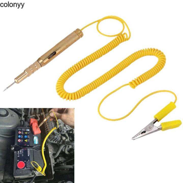 colonyy Durable Auto Circuit Tester 6V 12V 24 Volts Voltage Gauge Car
