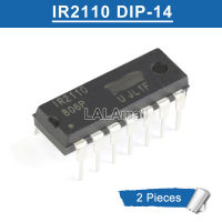 2Pcs Original IR2110 DIP14 IR 2110 IR2110PBF DIP-14 DIP สูงและต่ำชิป IC ยี่ห้อ New