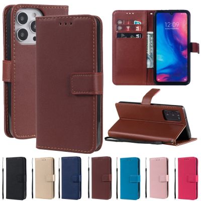 「Enjoy electronic」 Wallet Flip Leather Case For Redmi Note 6 6A 7 7A 8 8A 9 9A 9C 9T 8T 10 10S 11 11S Pro Book Card Soft Phone Back Cover Fundas