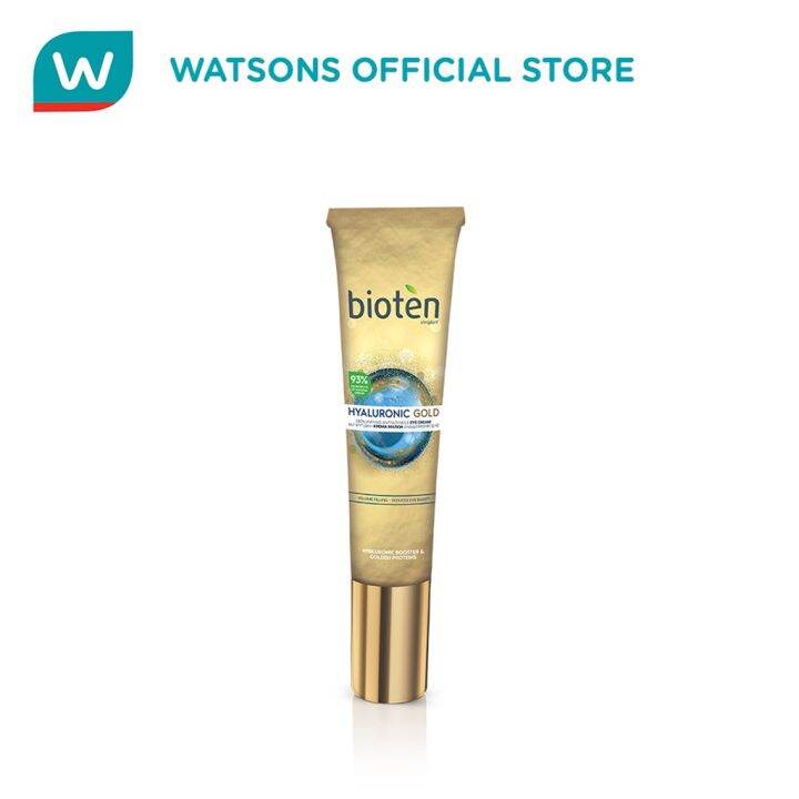 BIOTEN Hyaluronic Gold Replumping AntiWrinkle Eye Cream 15ml Lazada PH