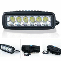 รถยนต์รถจักรยานยนต์ LED รถบรรทุกขนาดเล็กเรือ  สปอตไลท์ SUV 6 18W พร้อมเสาไฟ 6SMD 12V