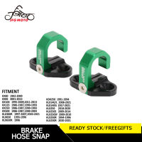 JFG MOTO รถจักรยานยนต์ CNC เบรคท่อสายยึด Snap สำหรับ Kawasaki KX 80 85 100 125 250 500 KLX 250 250S 250SF 250R 230R 300R 650R 650