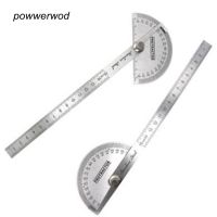 [QQL Hardware Tools]1Pcs 24.8Cm Stainless Steel Caliper 180 Degree Practical Protractor Angle Finder Craftsman Ruler Measuring Tools