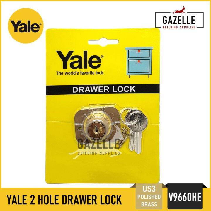 ☚Yale Heavy Duty Drawer Lock Set V9660HE Lazada PH