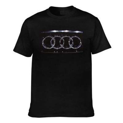 Audi graphic cotton O-neck T-shirt for men