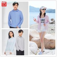 UNIQLO 23เสื้อผ้ากันแดด Uniqlo ของผู้หญิง,ใหม่ผิวระบายอากาศตาข่ายบางพิเศษจากญี่ปุ่น