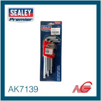 ประแจหกเหลี่ยม SEALEY 1.5 - 10 ขาวบอลยาว 9 ตัว/ชุด AK7139