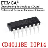 8PCS/LOT CD4011 CD4011BE DIP-14 Logic chip WATTY Electronics