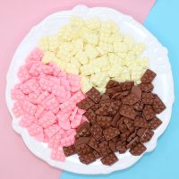 10pcs kawaii resin chocolate Flatback Resin Charms Embellishments Craft Material Cabochons phone diy Scrapbook Flatback Items