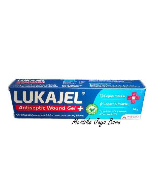 Lukajel Antiseptik Obat Luka Bakar Lecet Sunat Octenidine 10g Lazada