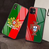 Portugal Flag Phone Case Tempered Glass For iPhone 12 Pro Max Mini 11 Pro XR XS MAX 8 X 7 6S 6 Plus SE 2020 case