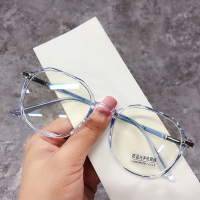 New Fashion Anti Blue Light Blocking Eyewear Women Luxury Brand Design Acetate Optical Round Frame Computer Glasses Female UV400