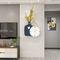 Minimalist Nordic Modern Quartz Wall Clock, Creative Mute ขนาดใหญ่นาฬิกาแฟชั่นบ้านห้องนั่งเล่นร้านอาหาร Entrance ตกแต่งผนังนาฬิกา36x72cm