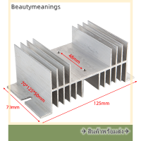 ✈️Ready Stock✈ อลูมิเนียม SINGLE PHASE Solid State Relay SSR HEAT SINK BASE หม้อน้ำ50*125*70mm