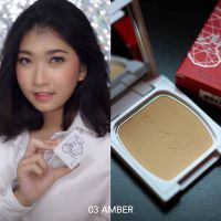 แป้ง Ran Mini Retouch Powder SPF20 PA+++ แป้งรันมินิ [Anti Pollution] ผสมรองพื้น ที่ให้การปกปิดผิวได้อย่างสมบูรณ์แบบ VELVER#04 (1ตลับ)