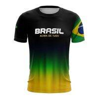 [เสื้อยืด Cloud Sense]    Camiseta Brasil Patriota Agro Top Selection Shirt Oversized 2022 Harajuku Short Sleeve Patriot Agriculture Mens Clothing