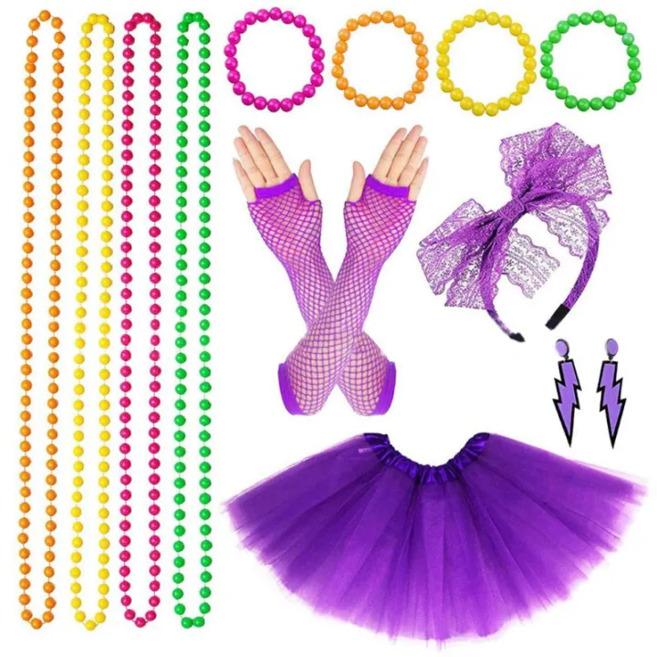 women-80s-fancy-dress-accessories-retro-party-costume-set-adult-tutu