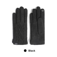 High Quality Womens Winter Gloves Wool Cashmere Double Warm Windproof Womens Gloves Outdoor Touch Screen Plus Celvet Cold Glove