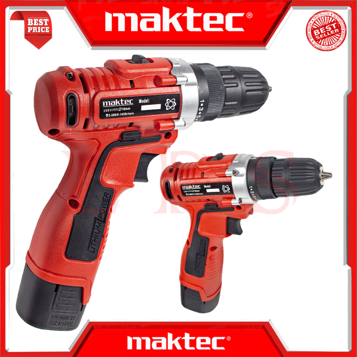 maktec-cordless-drill-สว่านไร้สาย-สว่านขันน็อต-สว่าน-สว่านไฟฟ้าไร้สาย-รุ่น-159v-งานไต้หวัน-aaa-การันตี