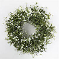 ประดิษฐ์ Garland พืชแขวนผนังตกแต่งสีเขียว Vine Fake Greenery ดอกไม้ผ้าไหมอาหารค่ำตารางเครื่องประดับ Home Garden Decor