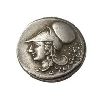 【CC】☊  Ancient Greece Commemorative Coin and knight Pattern Collection Decoration Ornament Souvenir Greek